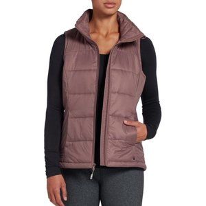 Calia Quilted Vest Smoky Quartz Mauve Puffer